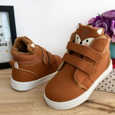 Adidasi imblaniti maro cu scai / pantofi sport baieti fete 24 cod 0926 foto