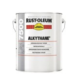 Vopsea Anticoroziva Metal Rust-Oleum Alkythane Alba 1L, Alchidica, Lucios, Exterior, Uscare Rapida, Acoperire 10mp/L