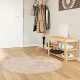 vidaXL Covor Runner MARSA Bej 120 x 120 cm Poliester și PVC 42023101