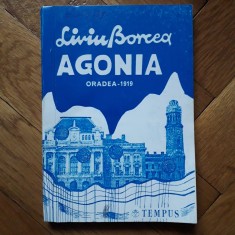 Liviu Borcea - Agonia. Oradea in 1919 (Tempus, 1995) jurnal oradean amintiri memorii orasul lumea dupa Primul Razboi Mondial Nagyvarad Bihor Crisana