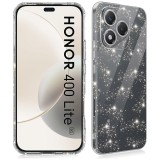 Husa sclipici Honor 400 Lite Techsuit SparkleSkin, transparenta