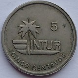 Cuba, 5 Centavos 1989 Intur