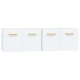 Cumpara ieftin Dulapuri TV de perete, 2 buc., alb, 60x36,5x35 cm lemn compozit