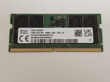 Memorie Ram Laptop SK Hynix 16GB, DDR5, 1Rx8, PC5-4800B-SA0-1010-XT, 4800Mhz, HMCG78MEBSA092N BA, PC5-38400, CL40, 1,1V, Non-ECC, sodimm, 262 pini