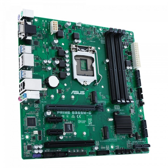 Placa de baza Asus PRIME B365M-C, Socket 1151 v2 , mATX, Shield, Cooler, Suporta CPU Gen 8 / 9 NewTechnology Media