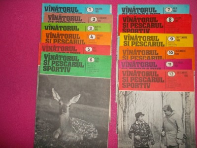 REVISTA V&amp;Acirc;NĂTORUL ȘI PESCARUL ANUL 1983 foto