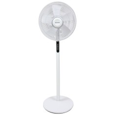 Ventilator cu picior / de birou Paxton V-3-400T, 55 W, 3 viteze, diametru 40 cm, timer, functie de oscilatie, alb, telecomanda