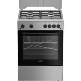 Aragaz pe Gaz Arctic ABGG6611DTTLX, 4 arzatoare, Safety Plus, Culoare Inox