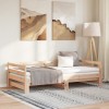 VidaXL Pat extensibil de zi fără saltea, 80x200 cm