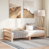 VidaXL Pat extensibil de zi fără saltea, 80x200 cm