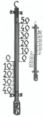 Termometru de Exterior Decora / M: mare; Cod: TMS-157 foto