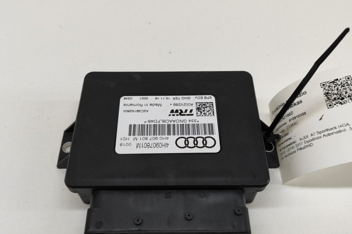 Unitate de control fr&acirc;nă de m&acirc;nă AUDI A7 Sportback 4GA, 4GF 2017 OEM: 4H0907801M,A2C39152600 22921862