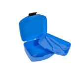 Caserola pentru alimente, pentru copii, cu tacamuri, Albastru, Baieti, 550ml, ATU-086404, Oem