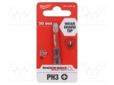 Capăt de şurubelniţă Phillips PH3 cu impact Milwaukee 50mm