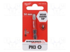 Capăt de şurubelniţă Phillips PH3 cu impact Milwaukee 50mm
