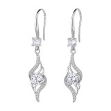 Cumpara ieftin Cercei argint 925, JW839, model elegant, placati cu rodiu