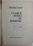 CLASICII ANTICI IN ROMANIA-NICOLAE LASCU CLUJ 1974