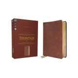 Nkjv, Thompson Chain-Reference Bible, Leathersoft, Brown, Red Letter, Comfort Print
