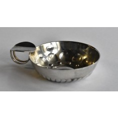 Cupa somelierului pentru degustare vin - metal argintat Franta Deschamps Freres - perioada interbelica