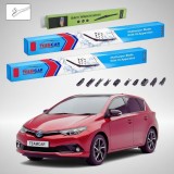 Cumpara ieftin Ștergătoare Toyota Auris E18 Hatchback 2012-prezent | Set Față și Spate Flat Premium &ndash; TeamCar&reg;