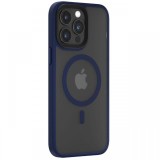 Devia Husa Pino Series Magnetic Shockproof iPhone 15 Pro Albastru