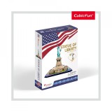 Cumpara ieftin PUZZLE 3D STATUIA LIBERTATII (NIVEL MEDIU 39 PIESE), CubicFun