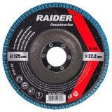 Disc lamelar din zirconiu 125 mm G60 pentru slefuire metal Raider