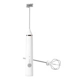 Mixer Electric 2in1 Spuma Lapte Frappe, 3 Viteze, USB, JB31, Baterie 1200mAh, Inox, Tel+Spirala, MRKT7269
