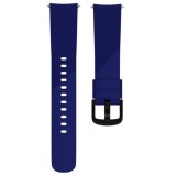 Cumpara ieftin Curea silicon, compatibila Amazfit Active, telescoape Quick Release, Dark Blue