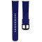 Curea silicon, compatibila Amazfit GTS 4, telescoape Quick Release, Dark Blue