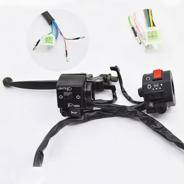 Set manete control complete (stanga dreapta) scuter Suzuki GN125 GS125 125cc