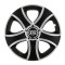 Set 4 capace roti Bis Gri-Negru R15 pentru gama auto Kia