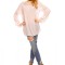 B620-5112 Bluza cu maneca lunga si model brodat