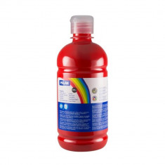 Vopsea Tempera MILAN, 500 ml, Rosu Vermilion, Tempera Lichida, Tempera 500 ml, Culori Tempera 500 ml, Vopsea Tempera 500 ml, Vopsele Tempera, Acuarele