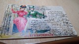 CARTE POSTALA FELICITARE ANII 1900 APROX. CIRCULATA