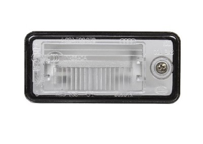 Lampa numar Audi A3 (8p) 05.03-04.08/04.08-10.12, A4 (B6) 11.00-11.04, A4 (B7) 11.04-03.08, A5 (B8) 10.11-08.16, A6 (C6) 05.04-10.08/10.08-03.11, A8 foto