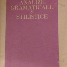 Analize gramaticale si stilistice D.Drasoveanu,P.Dumitrascu,M.Zdrenghea 1965