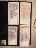 5000+5000000+50000000+100000000 dinari dinara Yugoslavia 1993 set XF