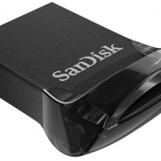 Memorie USB SANDISK Ultra Fit SDCZ430-256G-G46, 256GB, USB 3.1, negru - RESIGILAT
