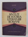 SINTEZE DE ISTORIA LITERATURII ROMANE de SANDA RADIAN si VENERA DOGARU , ANII &#039;80 , PREZINTA SUBLINIERI CU PIXUL *