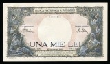 U576 ROMANIA 1000 lei 1941 aUNC doar cu urme de manipulare