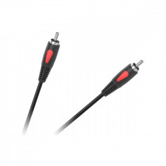 Cablu audio Cabletech 1x RCA - 1x RCA 1.8m Black foto