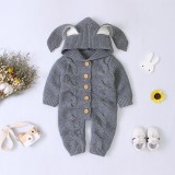 Salopeta crosetata pentru bebelusi - Bunny (Marime Disponibila: 9-12 luni, Superbaby