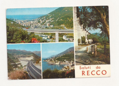 FA2 - Carte Postala - ITALIA - Saluti da Recco, circulata 1976 foto