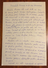 Manuscris eseu 2 pag. GRIGORE VIERU despre NICHITA STANESCU (semnat,12.09.1976) foto