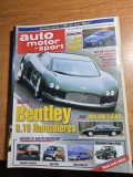 revista auto pro mai 1999 - bentley BY , daewoo matiz , audi TT , opel , renault clio , formula 1