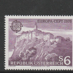 Austria 1978--Europa CEPT,serie 1 valori dantelate,MNH,Mi.1573