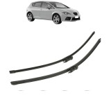 Cumpara ieftin Set 2 Stergatoare SEAT LEON (1P1) 2005-2013, parbriz, Bosch Aerotwin