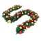 Ghirlanda decorativa craciun cu globuri colorate, flippy, 2,70 m, verde
