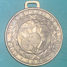 Medalie cupa tineretului de la sate 1974